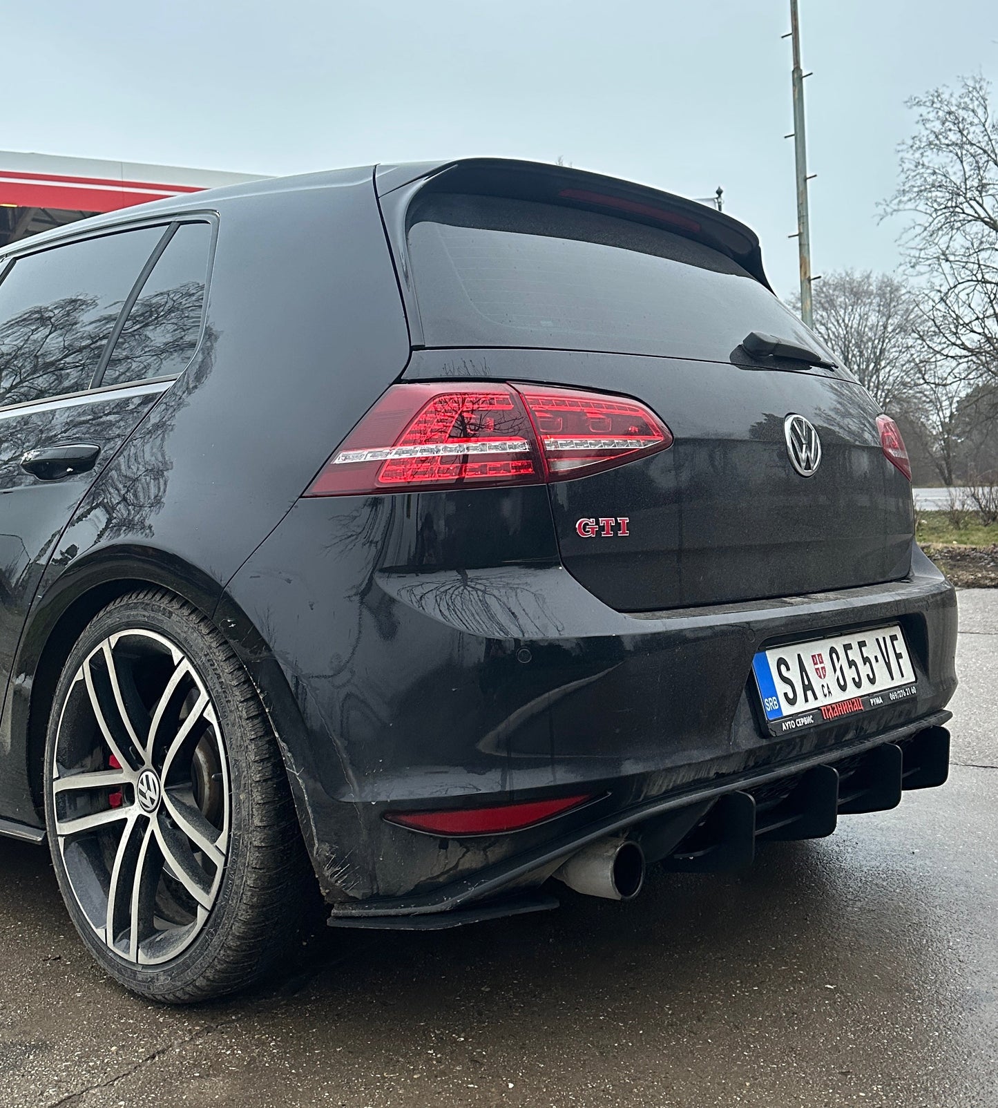 Volkswagen Golf 7 GTI Rear Diffuser Pre-Facelift (2013-2016)