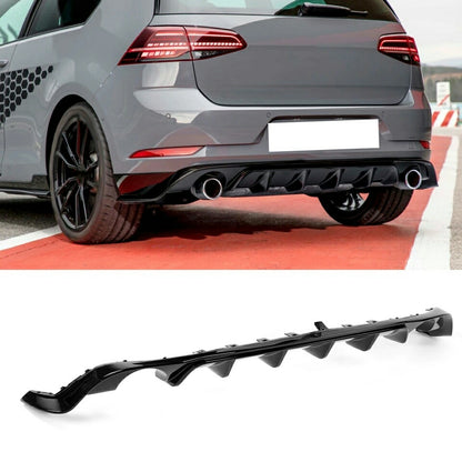 VW Golf MK7.5 GTI GTD Rear Diffuser (2016-2020) TCR Style Gloss Black