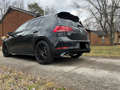 VW Golf MK7.5 GTI GTD Rear Diffuser (2016-2020) TCR Style Gloss Black